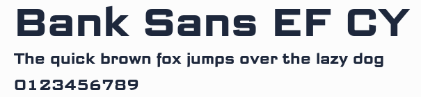 Bank Sans EF CY預覽圖