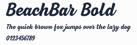 BeachBar Bold預覽圖