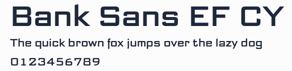 Bank Sans EF CY預覽圖