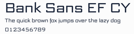 Bank Sans EF CY預覽圖