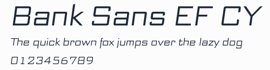 Bank Sans EF CY預覽圖