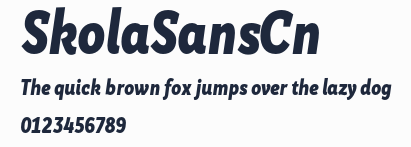 SkolaSansCn預覽圖