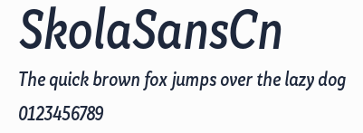 SkolaSansCn預覽圖