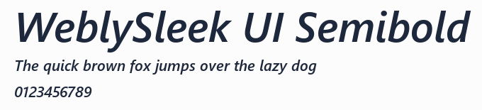 WeblySleek UI Semibold預覽圖