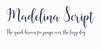 Madelina Script預覽圖