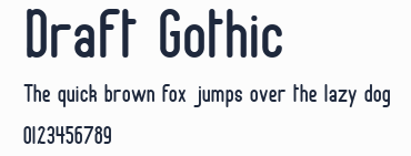 Draft Gothic預覽圖