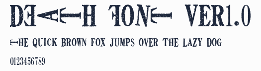 DEATH FONT ver1.0預覽圖