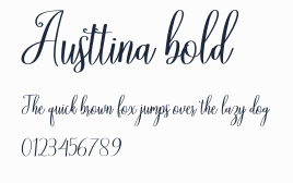 Austtina bold預覽圖