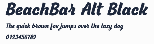 BeachBar Alt Black預覽圖