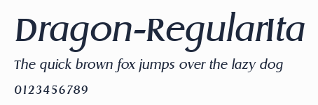 Dragon-RegularIta預覽圖