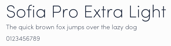 Sofia Pro Extra Light預覽圖