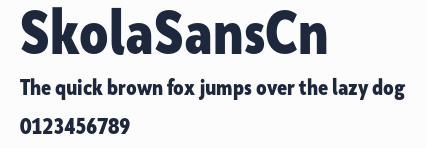 SkolaSansCn預覽圖