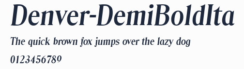 Denver-DemiBoldIta預覽圖