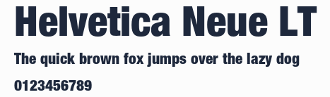 Helvetica Neue LT預覽圖