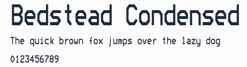 Bedstead Condensed預覽圖