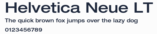 Helvetica Neue LT預覽圖