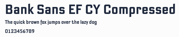 Bank Sans EF CY Compressed預覽圖