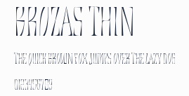 Brozas Thin預覽圖
