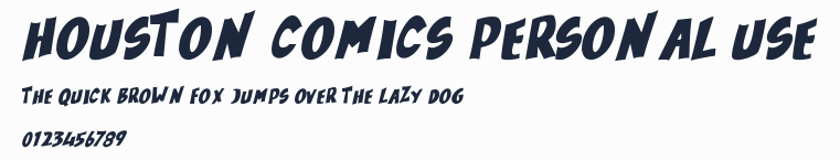 Houston Comics Personal Use預覽圖