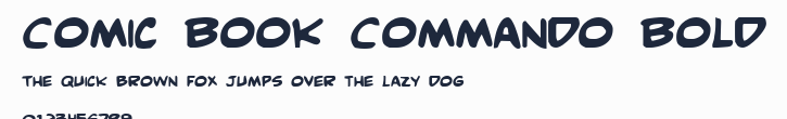 Comic Book Commando Bold預覽圖
