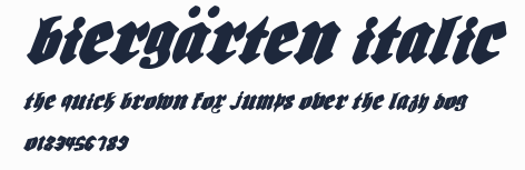 Biergärten Italic