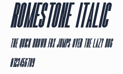 Romestone Italic預覽圖