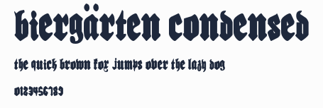 Biergärten Condensed