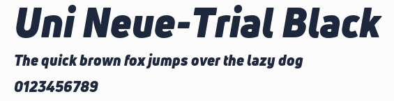 Uni Neue-Trial Black