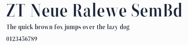 ZT Neue Ralewe SemBd預覽圖