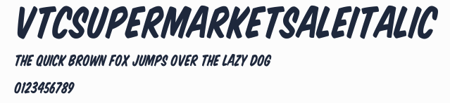VTCSuperMarketSaleItalic預覽圖
