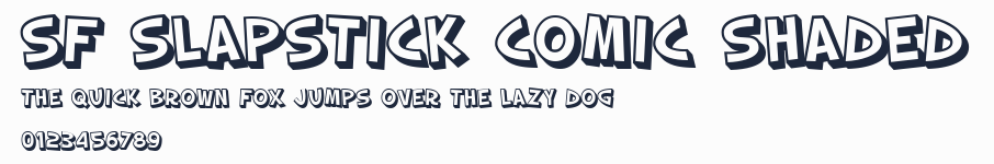 SF Slapstick Comic Shaded預覽圖