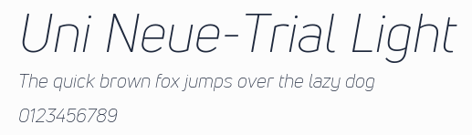 Uni Neue-Trial Light