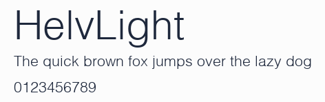 HelvLight預覽圖