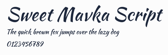 Sweet Mavka Script預覽圖