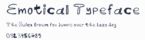 Emotical Typeface預覽圖