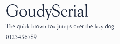 GoudySerial預覽圖