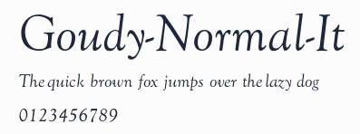 Goudy-Normal-It預覽圖