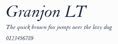 Granjon LT預覽圖