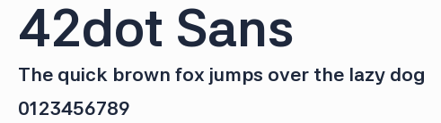 42dot Sans預覽圖