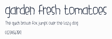 garden fresh tomatoes