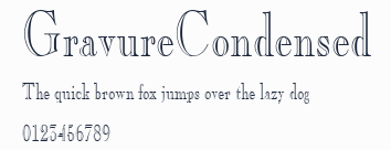 GravureCondensed預覽圖