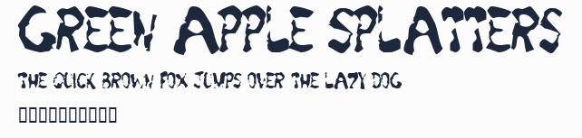 Green Apple Splatters預覽圖