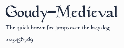 Goudy-Medieval