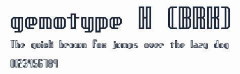genotype H (BRK)