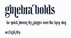 Ginebra Bolds預覽圖