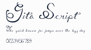 Gita Script預覽圖