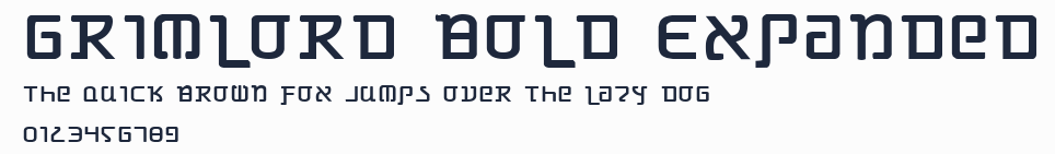 Grimlord Bold Expanded預覽圖