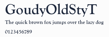 GoudyOldStyT預覽圖