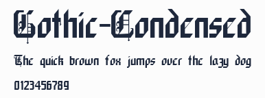 Gothic-Condensed