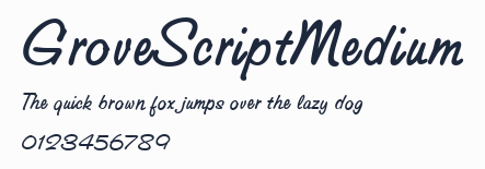 GroveScriptMedium